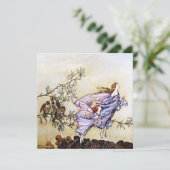 Fairies in de Trees-uitnodigingen Kaart (Staand voorkant)