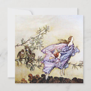 Fairies in de Trees-uitnodigingen Kaart