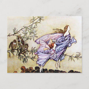 Fairies in het Briefkaart Trees