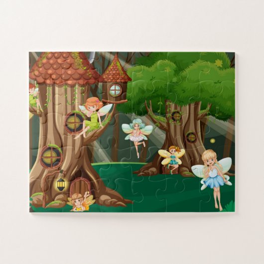 Fairies Jigzaag Puzzle Legpuzzel (Horizontaal)
