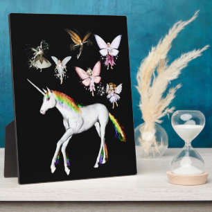Fairies Kleur de Unicorn Fotoplaat
