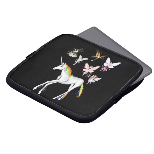 Fairies Kleur de Unicorn Laptop Sleeve (Voorkant top)
