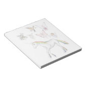 Fairies Kleur de Unicorn Notitieblok (Schuin)