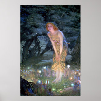 Fairies - kunstafdrukken poster