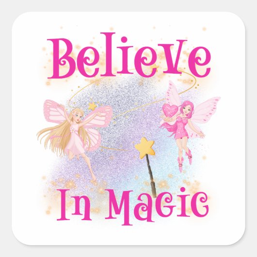 Fairies & Stardust sticker (Voorkant)