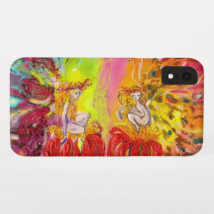 FAIRIES VAN DE AANDACHT / Vloerbekkens Roze Geel iPhone XR Hoesje