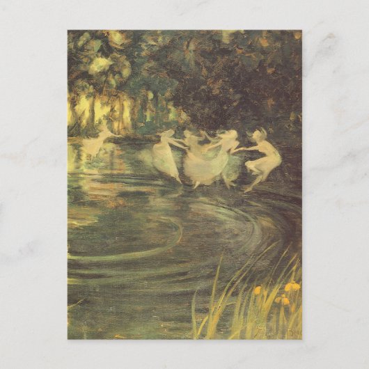 Fairies Whirl van Arthur Black,  Fairy Dance Briefkaart (Voorkant)