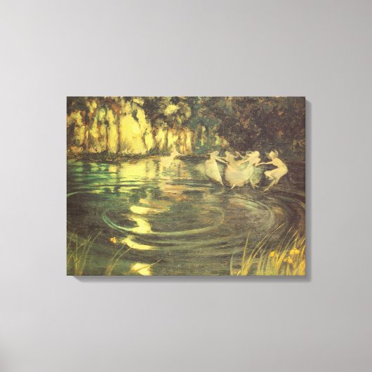 Fairies Whirl van Arthur Black,  Fairy Dance Canvas Afdruk (Voorkant)