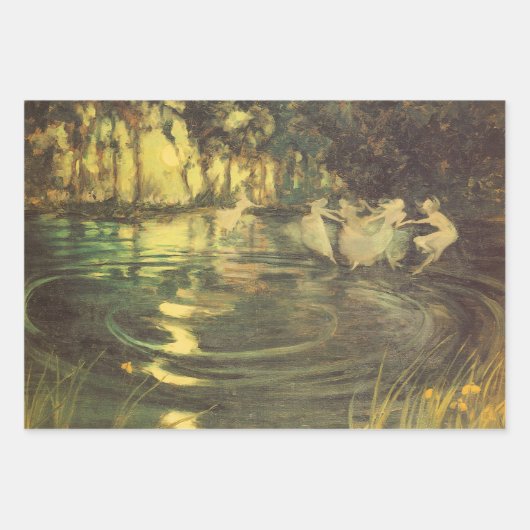 Fairies Whirl van Arthur Black,  Fairy Dance Inpakpapier Vel (Voorkant 3)