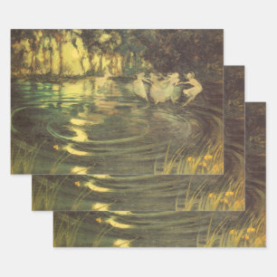 Fairies Whirl van Arthur Black, Fairy Dance Inpakpapier Vel