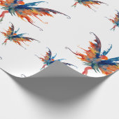 Fairies Wings Matte Wrapping Papier (Hoek)