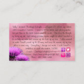 Fairlings Delight's Reg. Carte de visite 53086 (Dos)