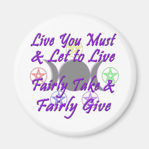 Fairly Take & Fairly geven Magneet