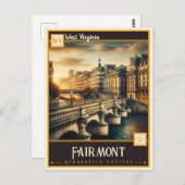 Fairmont, West Virginia | Briefkaart (Voorkant / Achterkant)