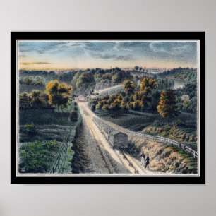 Fairmount Park Columbia Railroad Philadelphia PA Poster