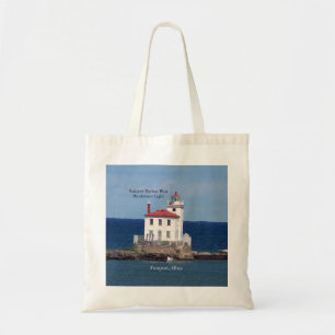 FAirport Harbor West Breakwater Light canvas tas
