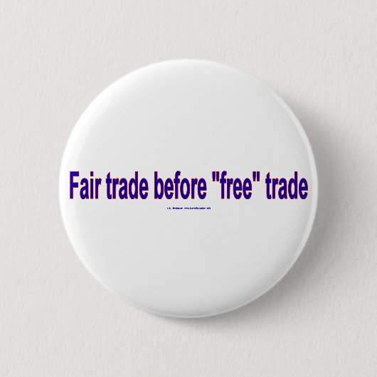 FairTradeBeforeFree Ronde Button 5,7 Cm (Voorkant)