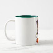 Fairuz- ييروزB.E. | Arabische liedjes Tweekleurige Koffiemok (Links)