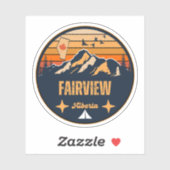 Fairview, Alberta Sticker (Vel)