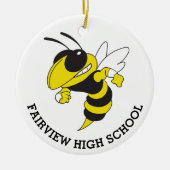 Fairview High Ornament Class of Yellow Black (Voorkant)