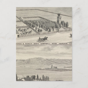 Fairview res, ranches briefkaart