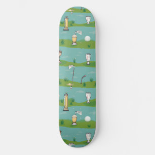 Fairway Finesse: Golf Essentials Patroon Spelen Skateboard