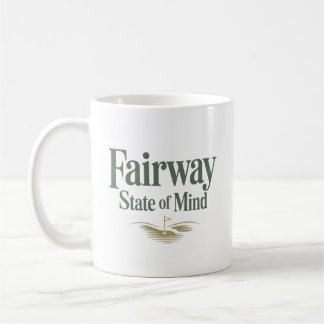 Fairway Staat Van Geest Retro Golf Levensstijl Koffiemok