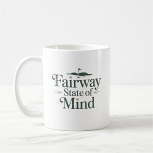 Fairway State Of Mind Klassieke Golfstijl Koffiemok