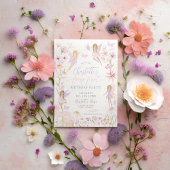 Fairy 1er Anniversaire Invitation Fairy First Part