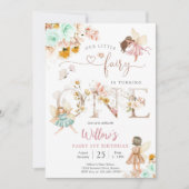 Fairy 1st Birthday Invitation (Devant)