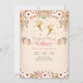 Fairy 1st Birthday Invitation Kaart (Voorkant)