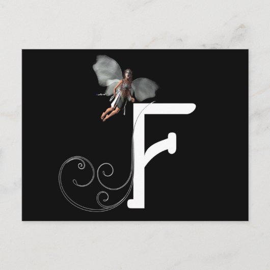 Fairy Alphabets Briefkaart (Voorkant)