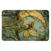 Fairy And Crescent Moon Magneet (Horizontaal)