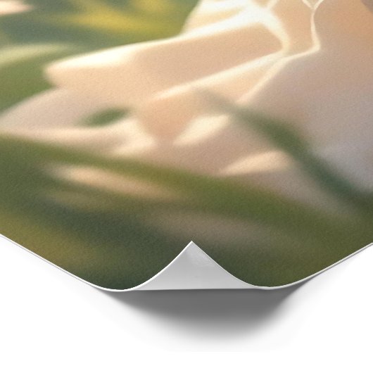 Fairy and Dragon | Chibi Anime Fairy Tale Poster (Hoek)