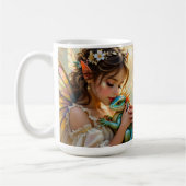 Fairy and Dragon Mystical Personalized Koffiemok (Links)