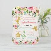 Fairy and Unicorn 1ère invitation de premier anniv (Debout devant)