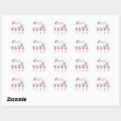 Fairy Angel Ballet Ronde Sticker (Vel)