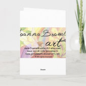 Fairy Angel & Bunny Kaart (Achterkant)