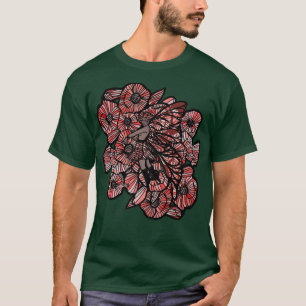 Fairy Art Red Poppy Fairy GardenT-Shirt T-shirt