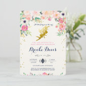 Fairy Baby shower Invitation Kaart (Staand voorkant)