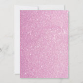 Fairy Baby shower Invitation Kaart (Achterkant)