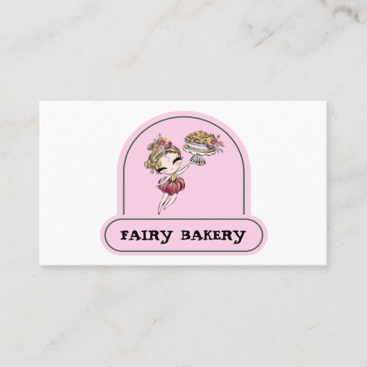 Fairy Bakery Visitekaartje (Voorkant)