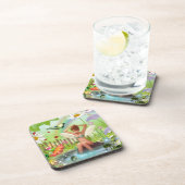 Fairy Bath Bier Onderzetter (Rechterzijde)