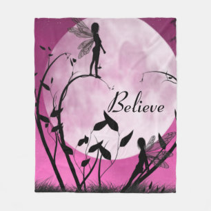 Fairy Believe Fleece Blanket Deken