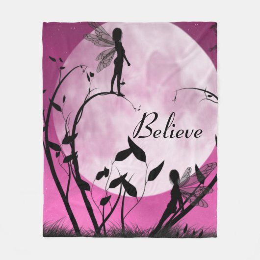 Fairy Believe Fleece Blanket Deken (Voorkant)