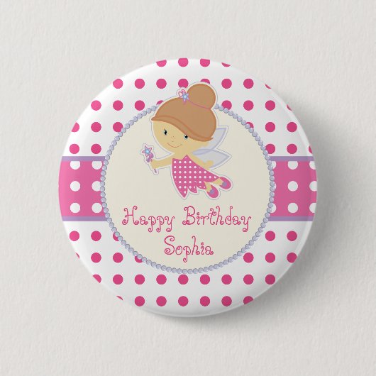 Fairy Birthday Button (Voorkant)