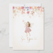 Fairy Birthday Invitation Fairy Garden Anniversair (Dos)