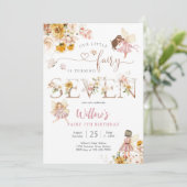 Fairy Birthday Invitation Girl (Debout devant)