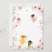 Fairy Birthday Invitation Girl Magical Garden (Dos)