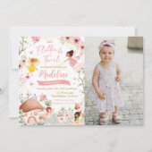 Fairy Birthday Invitation Girl Magical Garden (Devant)